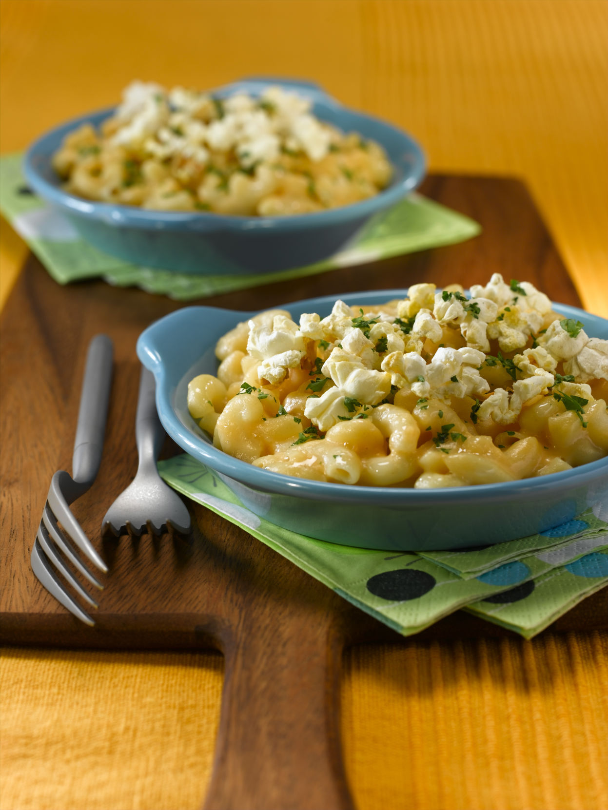Popcorn-Crusted Macaroni and Cheese